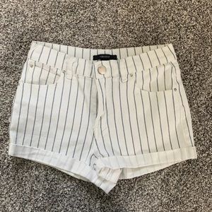 Forever 21 high waisted striped shorts.